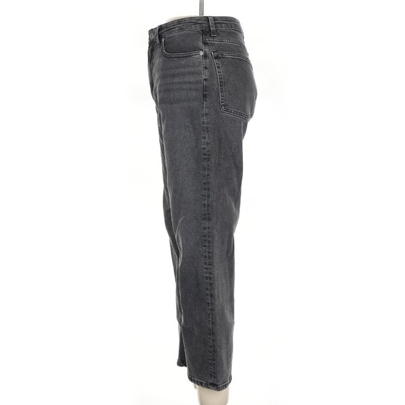 Everlane High-Waisted Gray Straight Leg Jeans - Size 30 - Picture 4 of 9